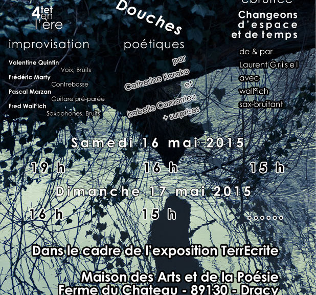 Performances, lectures et concerts, dans le cadre de l'exposition TerrEcrite.