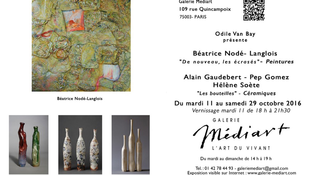 Galerie Mediart - Exposition "Les bouteilles"