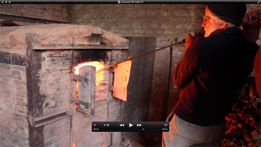 Gaudebert, cuisson four à bois