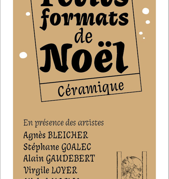 Exposition céramique petits formats de Noël