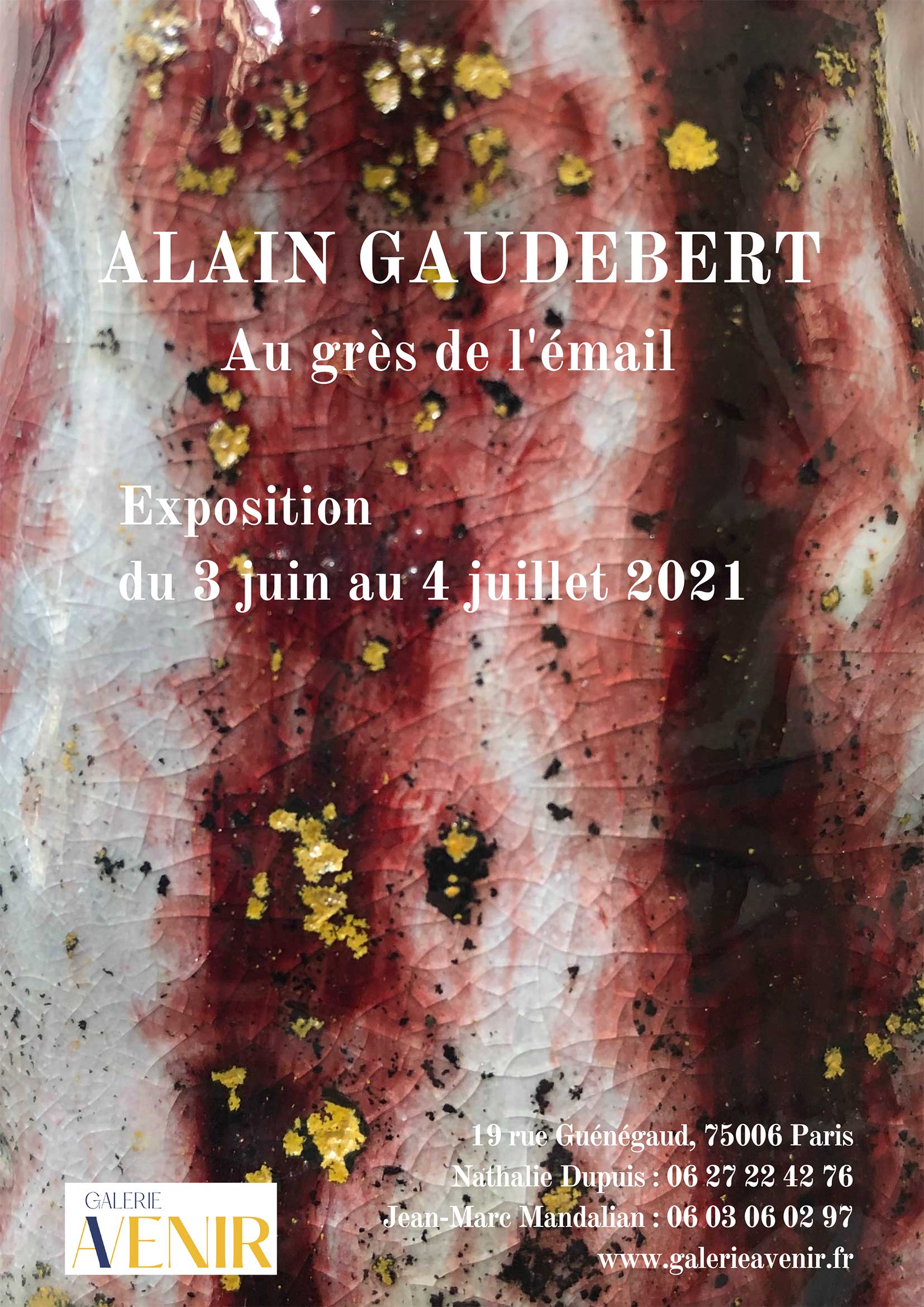 Au grès de l’émail, du 3 juin au 11 juillet 2021 – Galerie Avenir, Paris