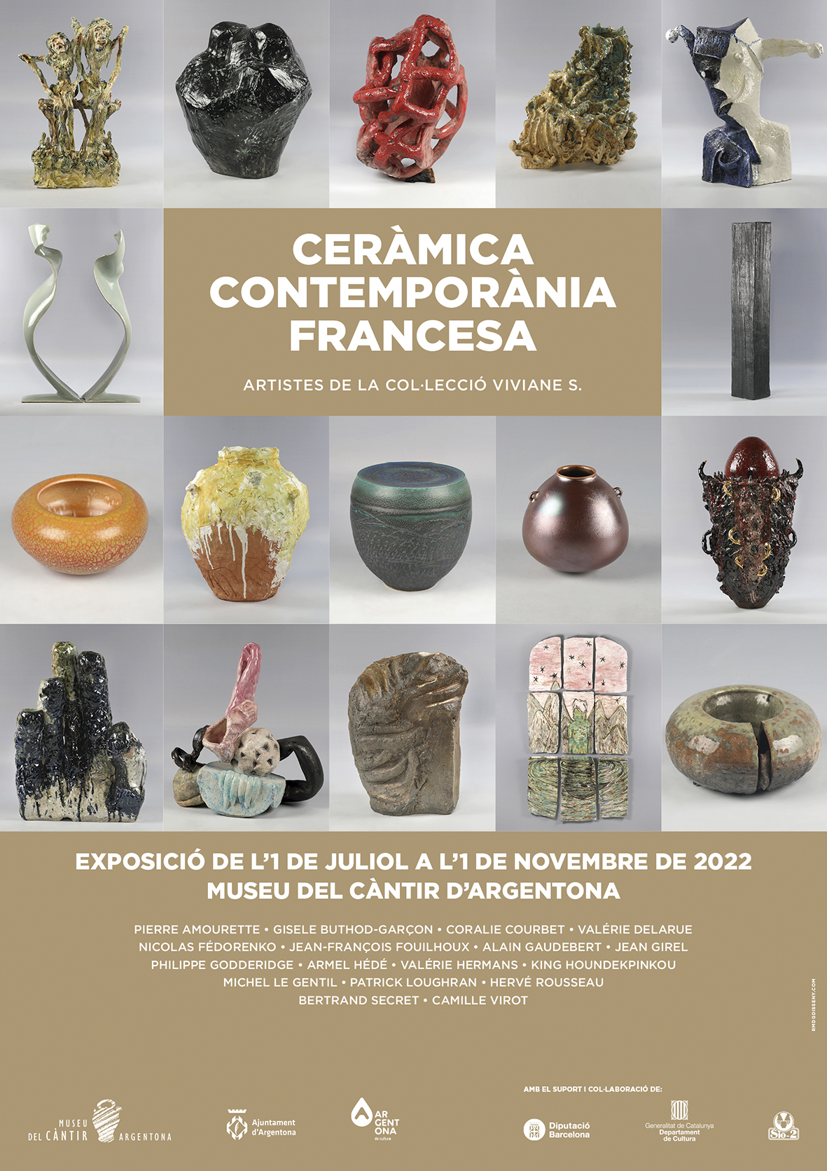 Les artistes de la collection Viviane S. à Argentona (Barcelone, Espagne), 1er juillet / 1er novembre 2022